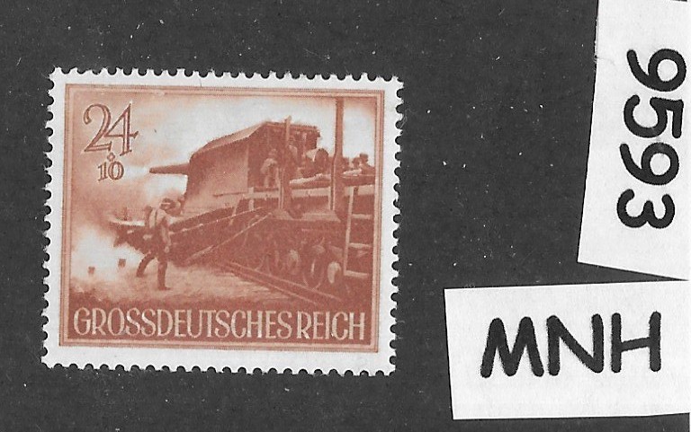 MNH stamp Sc B267 / 1944 Military Hero’s Day / Third Reich WWII Germany #9593