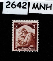 MNH Stamp 1935 Sc 448 PF03 Germania welcomes Saar Third Reich Germany #2642