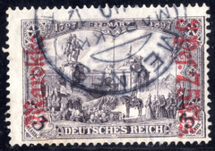 GERMANY OFFICES IN MOROCCO 1911 SCOTT #54, 56, 57 USED MI. #55, 56, 57 CERTIFIED