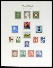 GERMANY 1948-1982 BRD BERLIN MNH MH Used in 3 BOREK Album Stamp Collection