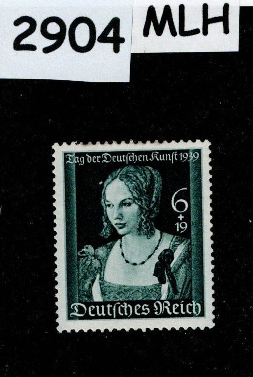 MLH stamp Venetian woman German art Sc B146 / 1939 Third Reich Germany #2904