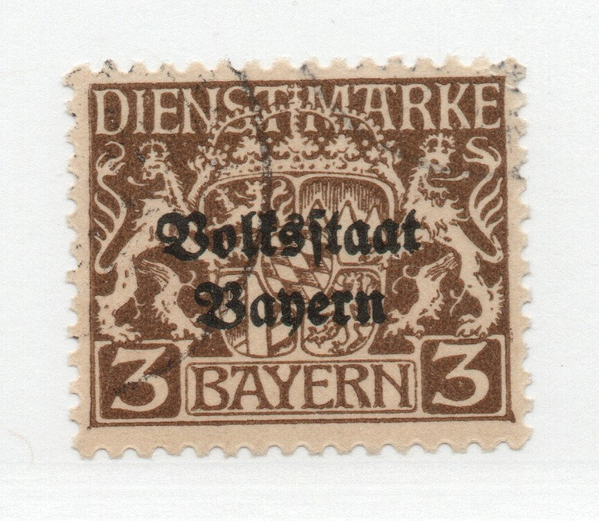 Bavaria – Sc# O20 Used / Lot 0625276