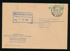 East Germany DDR 1959 ZKD Government Courier Cover Ministry Reichsbahn Berlin