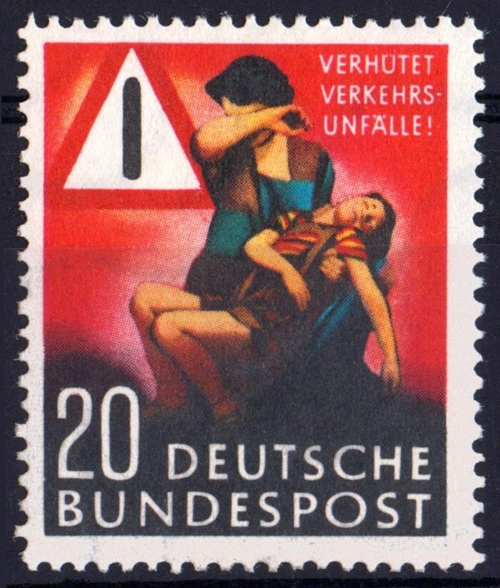 GERMANY 1953 Traffic Accident Prevention MNH W1898