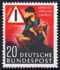 GERMANY 1953 Traffic Accident Prevention MNH W1898
