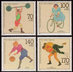 BRD FRG #Mi1499-Mi1502 MNH 1991 Sports Aid [B701-B704]
