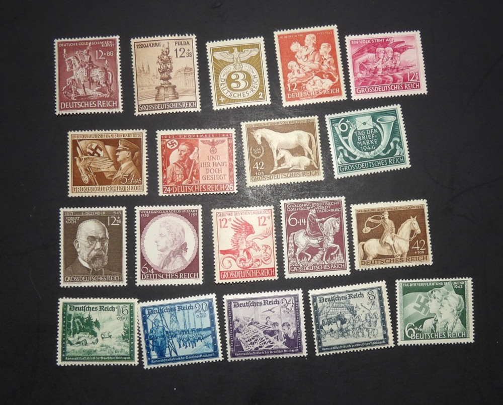 GERMANY SCOTT #200/B290 VARIOUS SEMI-POSTAL STAMPS MNH LOT OF 19