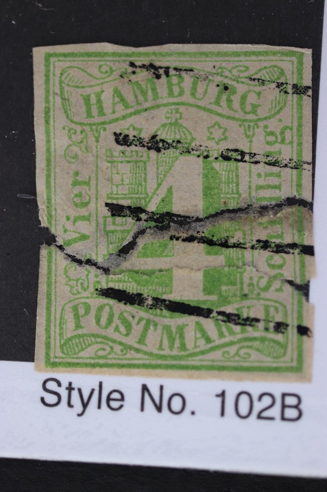 HAMBURG GERMANY SPACE FILLER DAMAGED SC#5 FOR REPAIR CV$1450