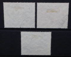 GERMANY THIRD REICH 1939 Motor Show Berlin: Cars. Set of 3. Fine USED. SG674/676