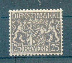 Bavaria Service 21x Paper!** MNH Mint Never Hinged BPP 9EUR (70389