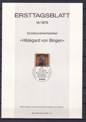 Bundesrepublik ETB 1018 Scott 1298 Hildegard von Bingen