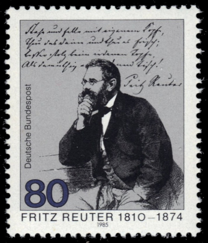 GERMANY 1449 – Freitz Reuter „Dialect Author“ (pc17320)