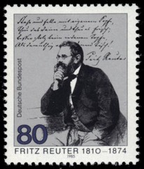 GERMANY 1449 – Freitz Reuter „Dialect Author“ (pc17320)