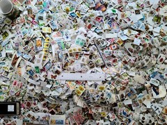 Germany Stamp Collection Used -Each Lot: 300 Different Surcharge Zuschlag Stamps