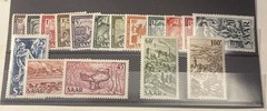 1949 GERMANY SAAR Stamp Set SCOTT #204-220 MLH