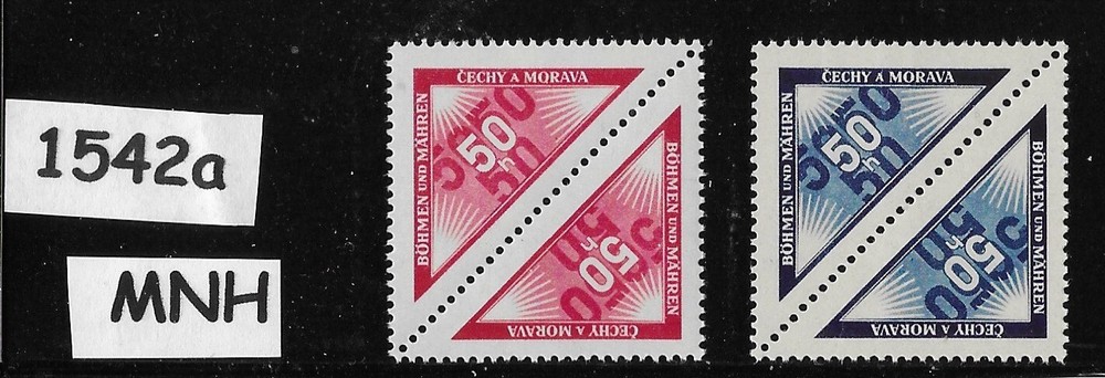 MNH Stamp sets Ex1 & Ex2 Personal delivery Germany Occupation BaM WWII #1542a