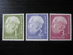 GERMANY Mi. #177-196 scarce mint MNH Heuss stamp set! CV $335.00
