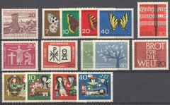 BUNDESPOST – 1962 complete year MNH