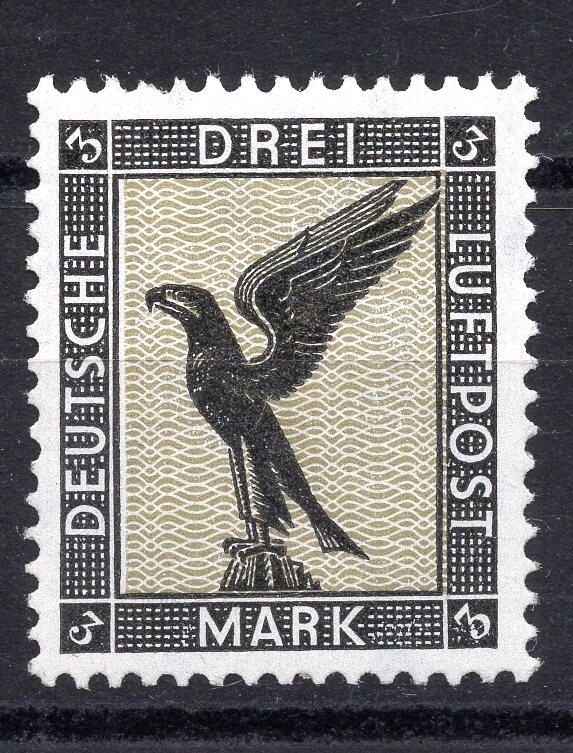 Weimar 1926 Airmail 3 Mark., MNH, no faults, Michel 384, RARE !