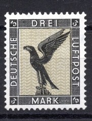 Weimar 1926 Airmail 3 Mark., MNH, no faults, Michel 384, RARE !