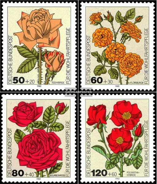 FRD (FR.Germany) 1150-1153 (complete issue) used 1982 Welfare: