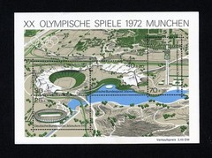 Stamps Germany, Scott # B489 Mint NG souvenir sheet