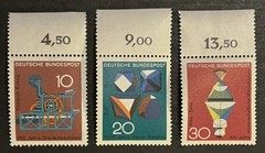 Travelstamps: Germany Stamps Scott #978-980 Progress in Science & Technology MNH