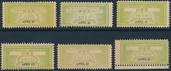 Stamp Germany Revenue WWII 3rd Reich NSZ National Newspaper Set April MNG