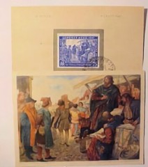 GERMANY #966 SINGLE ON PAGE ALSO MINT MAXICARD CAT 1200E (=$2,000.00) 7-9-47