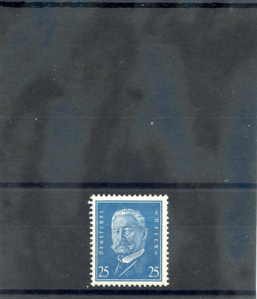 GERMANY Sc 377(MI 416)*F-VF LH 1928 25pf BLUE $15