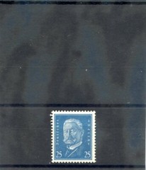 GERMANY Sc 377(MI 416)*F-VF LH 1928 25pf BLUE $15