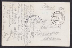 Germany, 1939 Bluecher Heavy Cruiser Feldpost RealPhoto, WILHELMSHAVEN 13