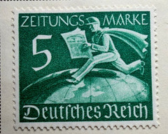 Germany Lot of 2 1939 Scott Catalog P1-2 Newspaper Stamps MH