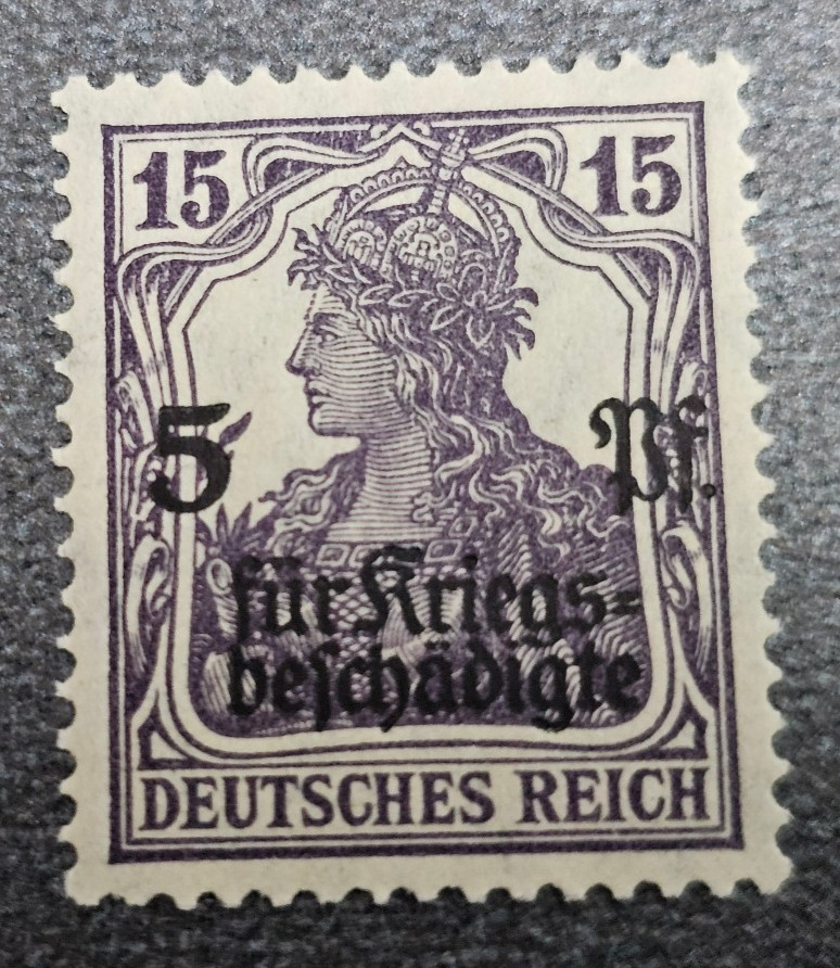Stamp Germany Reich Germania 5 Pfennig 1919 Mi. Nr. 106 [🇩🇪39465-16]