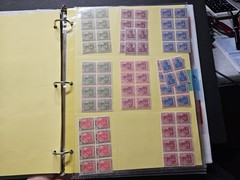 1800-1900 Germany & Colonies Stamp Collection Album Mixed Used & Mint Blocks