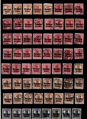 Bulk lot 150+ Stamps 1914-1918 WWI Belgium Belgien Germany Overprints #2848