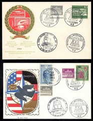 1962 & 1963 German – American Friendship week Stamp Club special event Covers