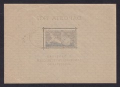 DANZIG 1937 DAPOSTA Air Miniature Sheet SG MS252 Used (CV £200)