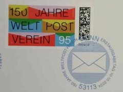 Germany 150 Years Of UPU Presentation Folder Souvenir Sheet & Stamps 2024-ZZIAA
