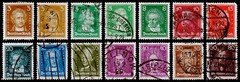 Germany Scott 351-362 (1926-27) Used/Mint H F-VF Complete Set, CV $19.15 C