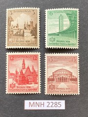 Germany 1938 Gymnastics Athletics Festival MI. 665-668 Full Set Mint (MNH/**)