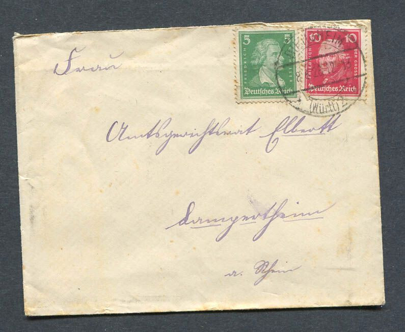 German Reich : Nice cover from 1928 – used