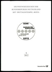 GERMANY FOLDER 2012/09 SPORT BIATHLON-WM RUHPOLDING