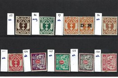 Germany Danzig 1921-1937: 26 Stamps, with Mi refs, some Mint (hinged or no gum)