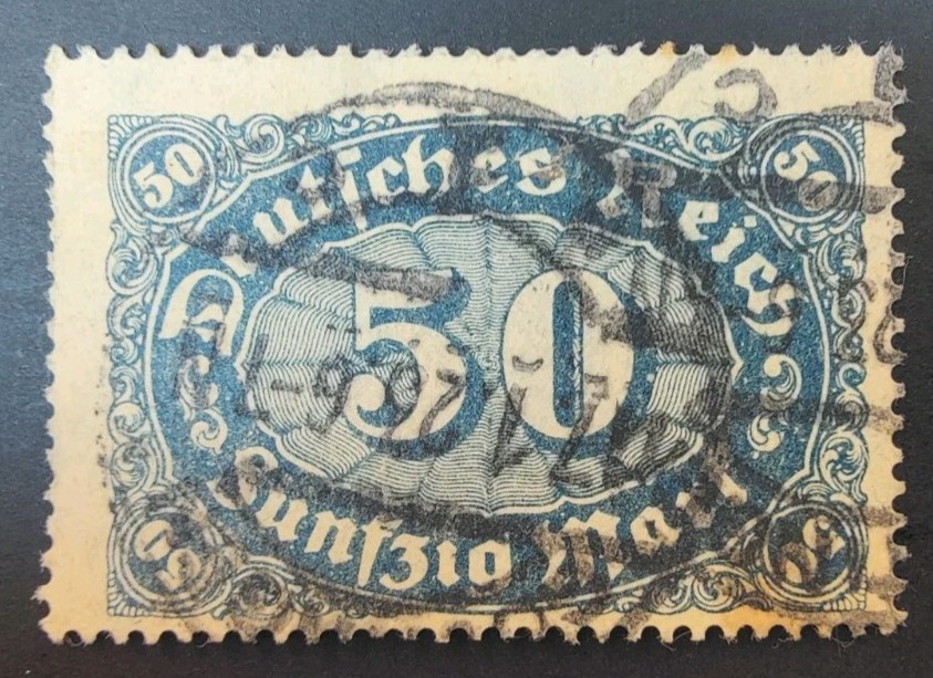 Germany Stamp Deutsches Reich 50 Mark 1922 Used Stamp