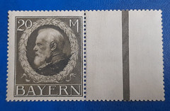 Stamp Germany Bavaria Bayern 20 Mark 1914 Mi. Nr. 109 (29539)