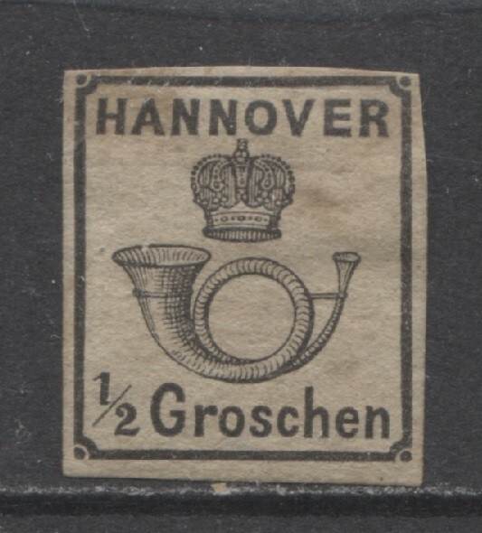 Germany States 1862 HANNOVER 1/2 Groschen issue mint* $ 510.00