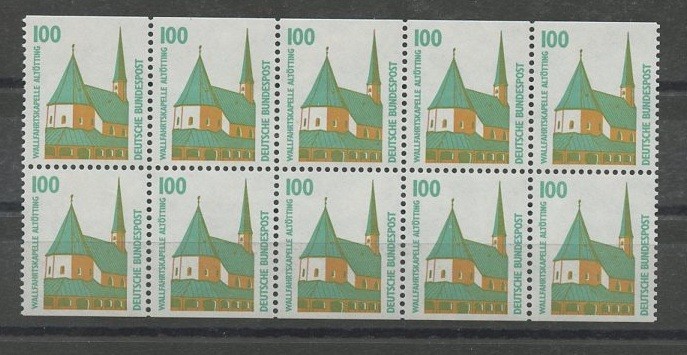 Germany Federal Republic 1995 Booklet Pane HB 36 MNH