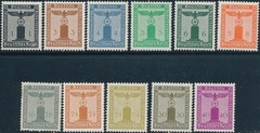 Stamp Germany Official Selection 1938 Dienst WWII War Era Franchise Revenue MNH