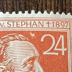 ERRORS LOT DOTS ON 4 1947 HEINRICH VON STEPHAN GERMANY STAMPS